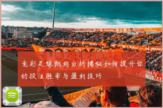 竞彩足球凯利分析揭秘如何提升你的投注胜率与盈利技巧
